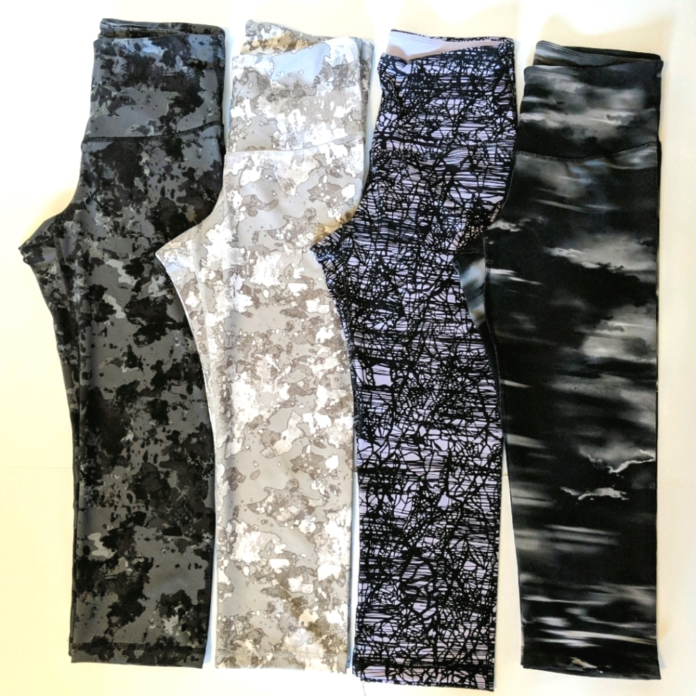 Old Navy Active Capri Leggings 4 Pair Lot Medium